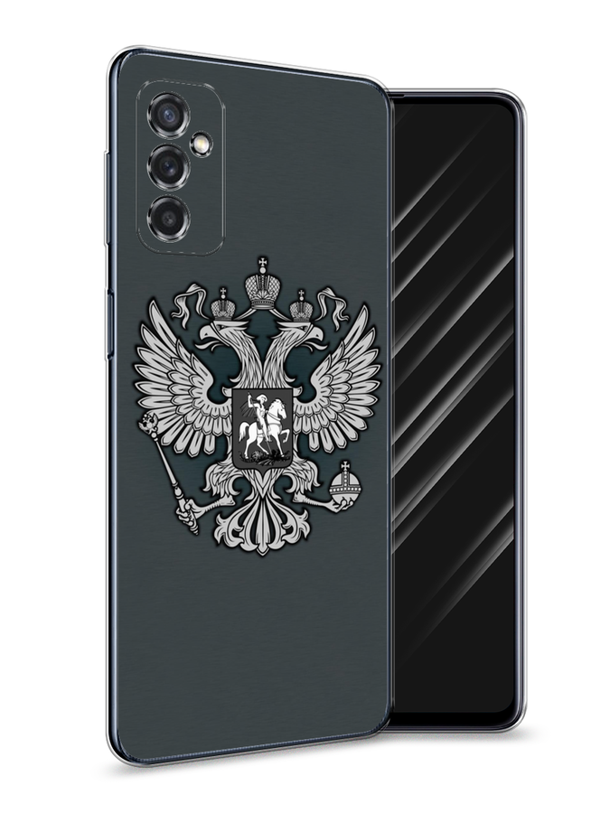 

Чехол Awog на Samsung Galaxy M52 / Самсунг M52 "Герб России серый", Разноцветный, 2104350-5