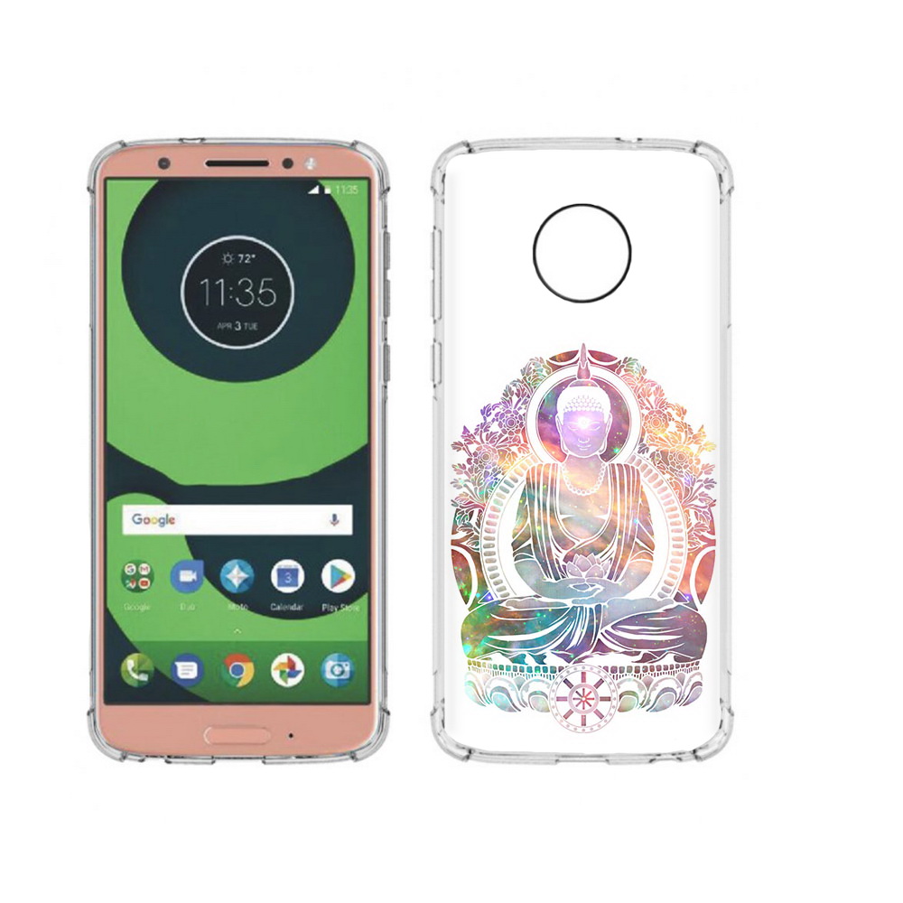 

Чехол MyPads Tocco для Motorola Moto G6 умный мужчина абстракция (PT99805.376.651), Прозрачный, Tocco