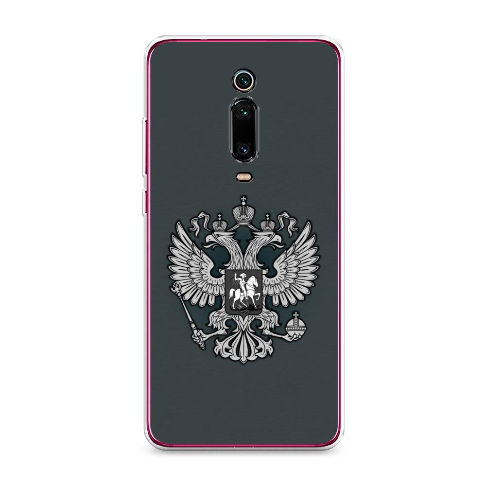 

Чехол Awog на Xiaomi Redmi K20 "Герб России серый", Разноцветный, 35550-5