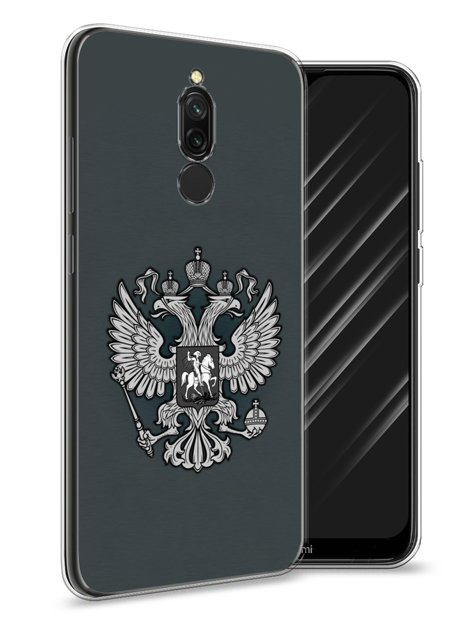 

Чехол Awog на Xiaomi Redmi 8 "Герб России серый", Разноцветный, 37150-5