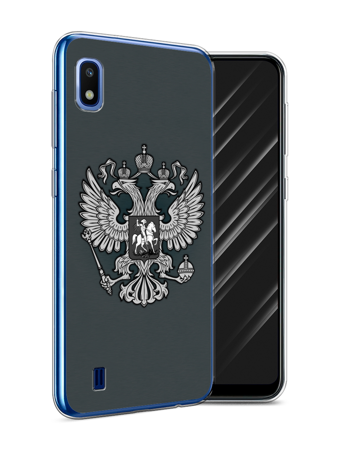 

Чехол Awog на Samsung Galaxy A10 "Герб России серый", Разноцветный, 27950-5