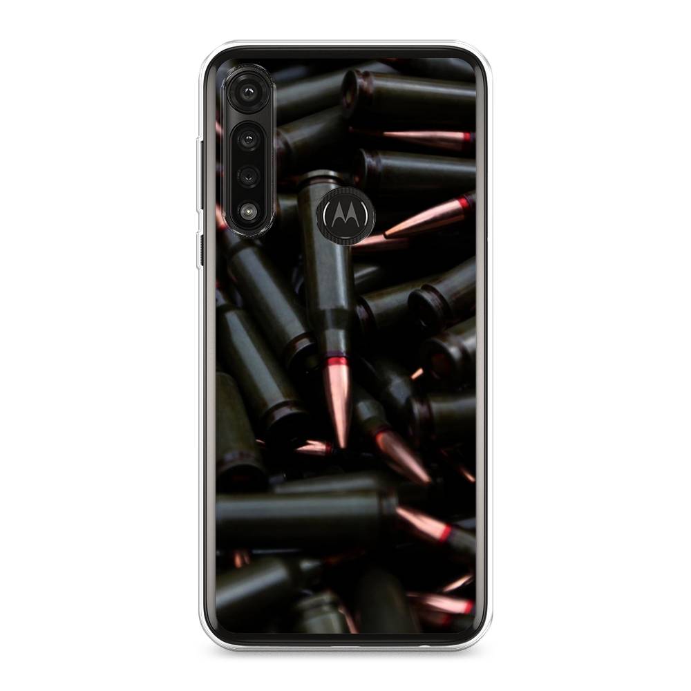 

Чехол Awog на Motorola Moto G Power 2020 "Пули черные", Разноцветный, 242650-5