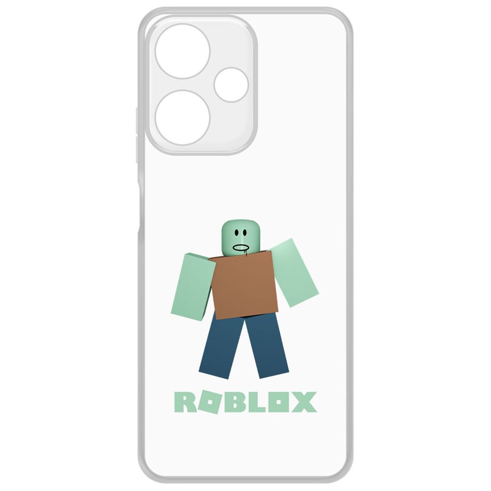 Чехол-накладка Krutoff Clear Case Roblox-Зомби для INFINIX Hot 30 Play 600015207167 прозрачный