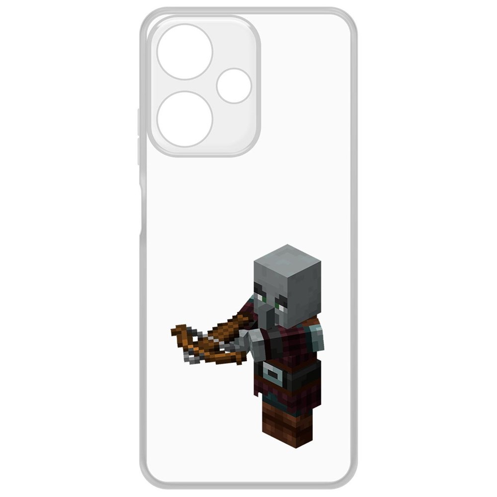 

Чехол-накладка Krutoff Clear Case Minecraft-Разбойник для INFINIX Hot 30 Play, Прозрачный