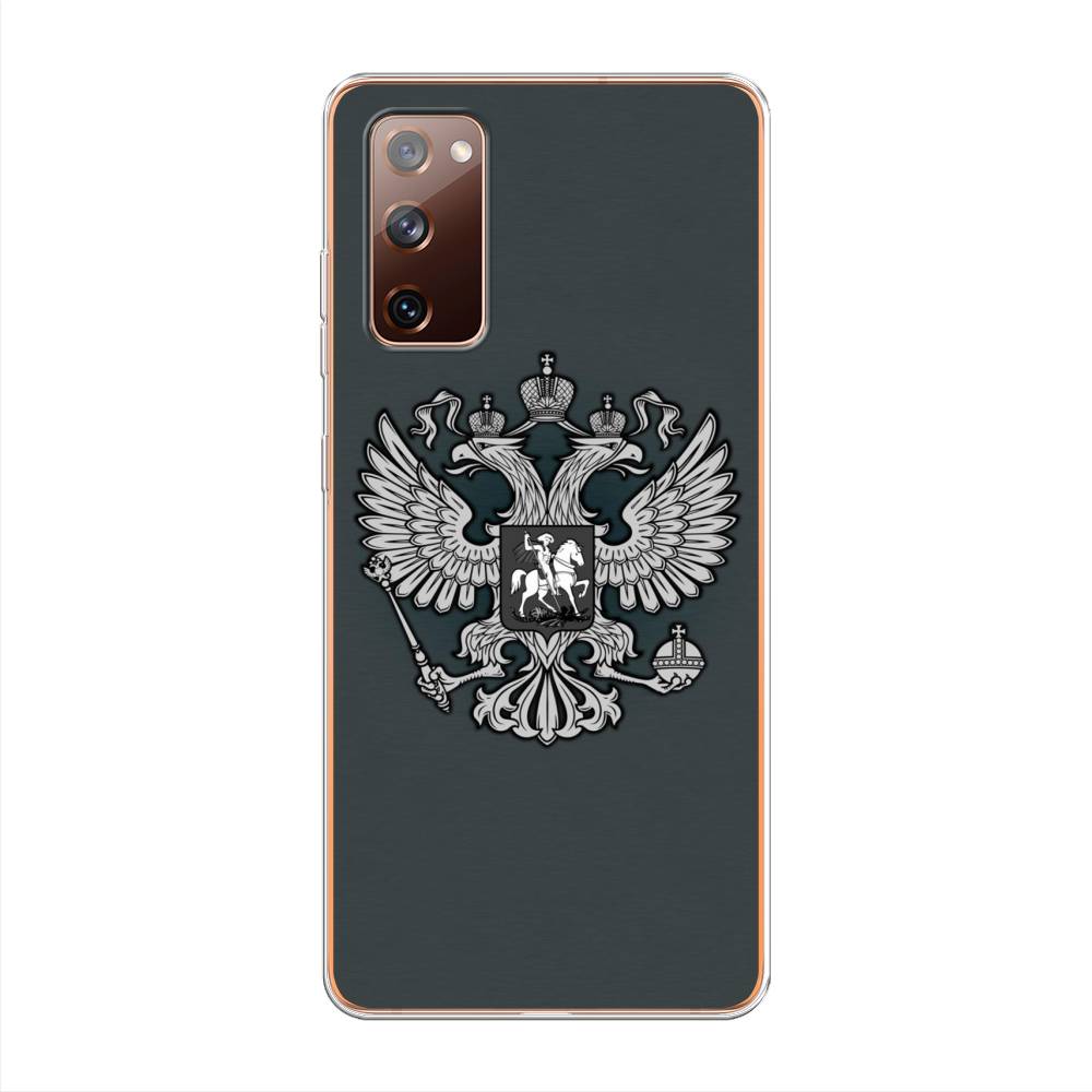 фото Чехол awog "герб россии серый" для samsung galaxy s20 fe
