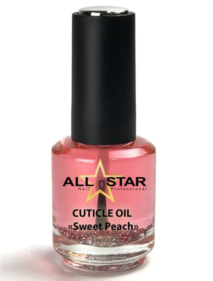 фото Масло для кутикулы cuticle oil all star sweet peach, 15 мл all stars