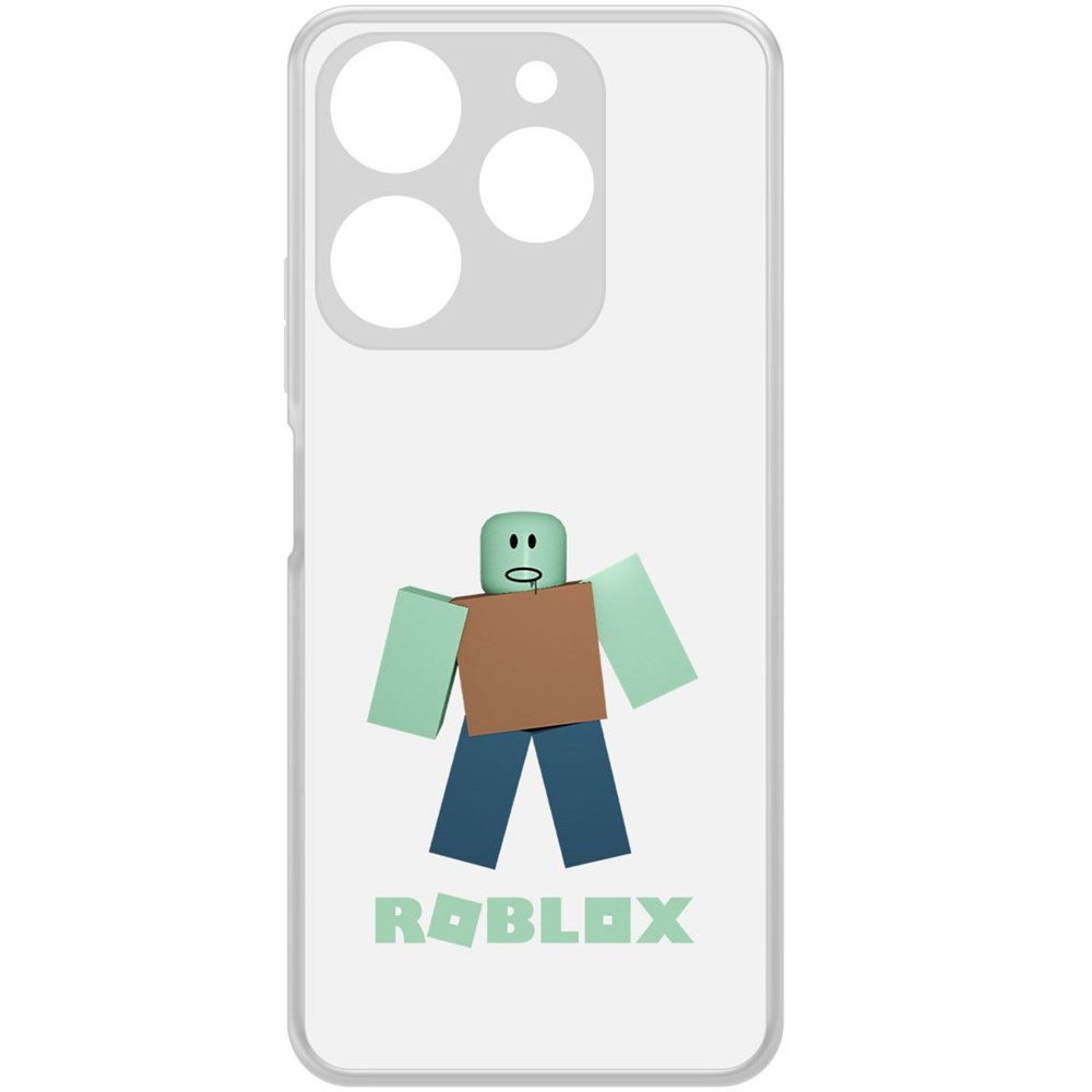 

Чехол-накладка Krutoff Clear Case Roblox-Зомби для TECNO Spark 10 Pro, Прозрачный