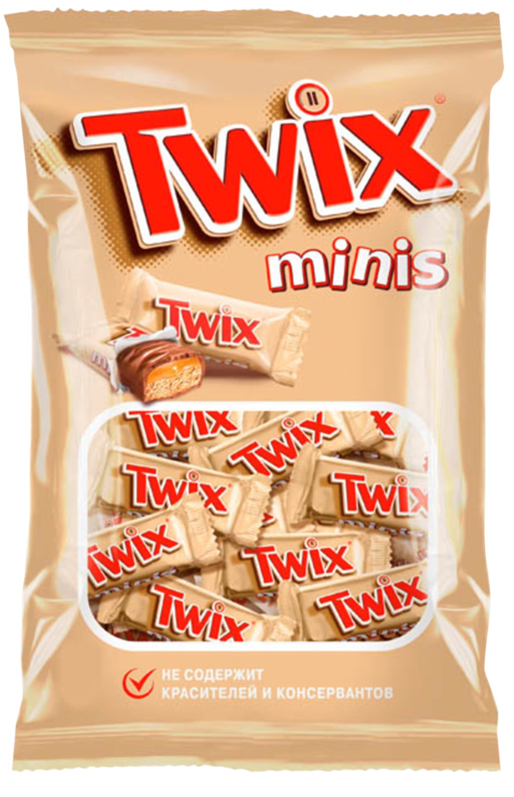 Печенье Twix Minis с карамелью