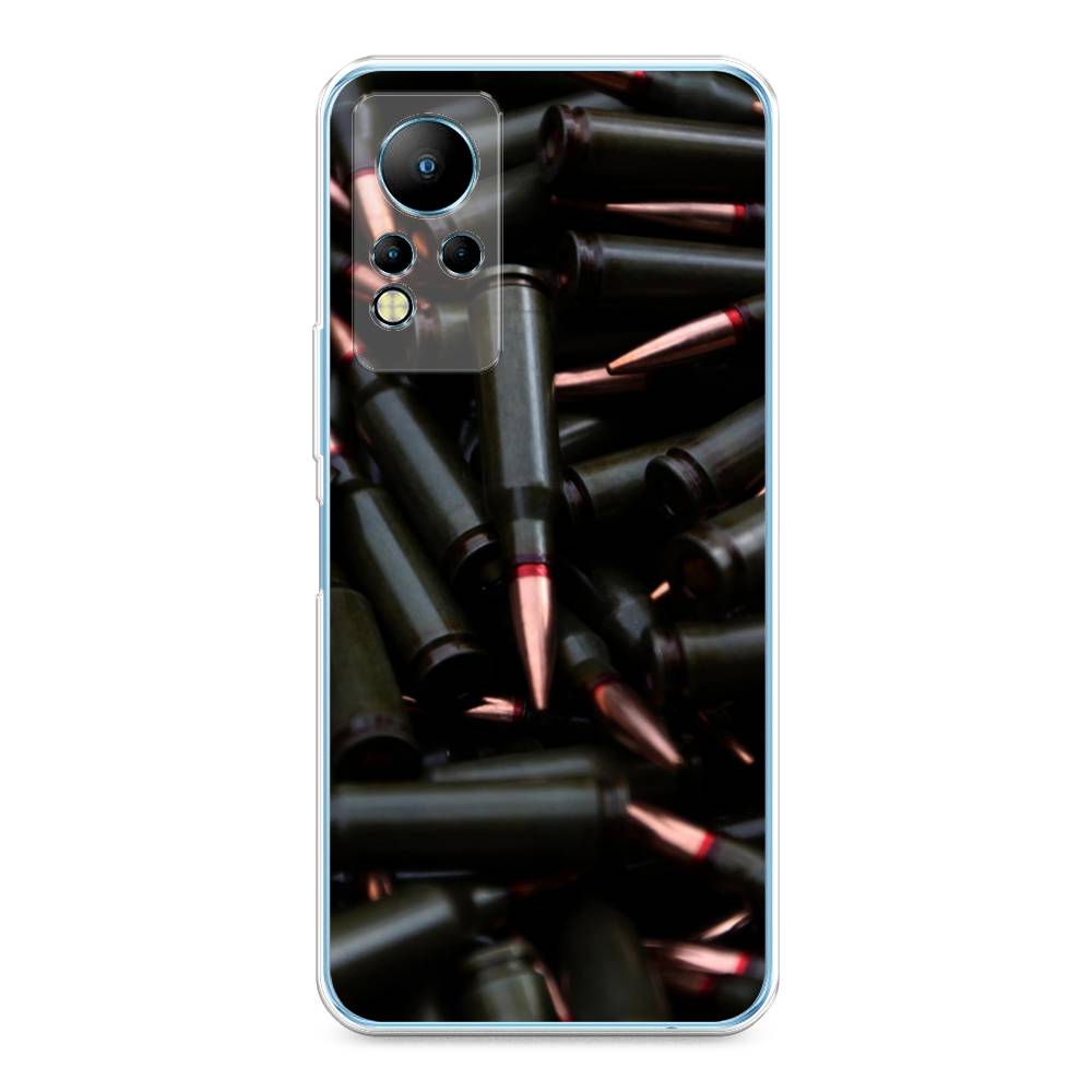 

Чехол Awog на Infinix Note 12 G88 "Пули черные", Разноцветный, 3101850-5