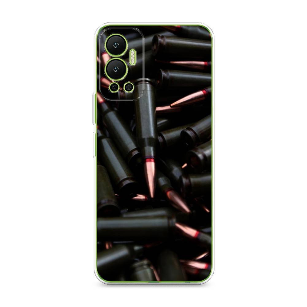 

Чехол Awog на Infinix Hot 12 "Пули черные", Разноцветный, 3101350-5