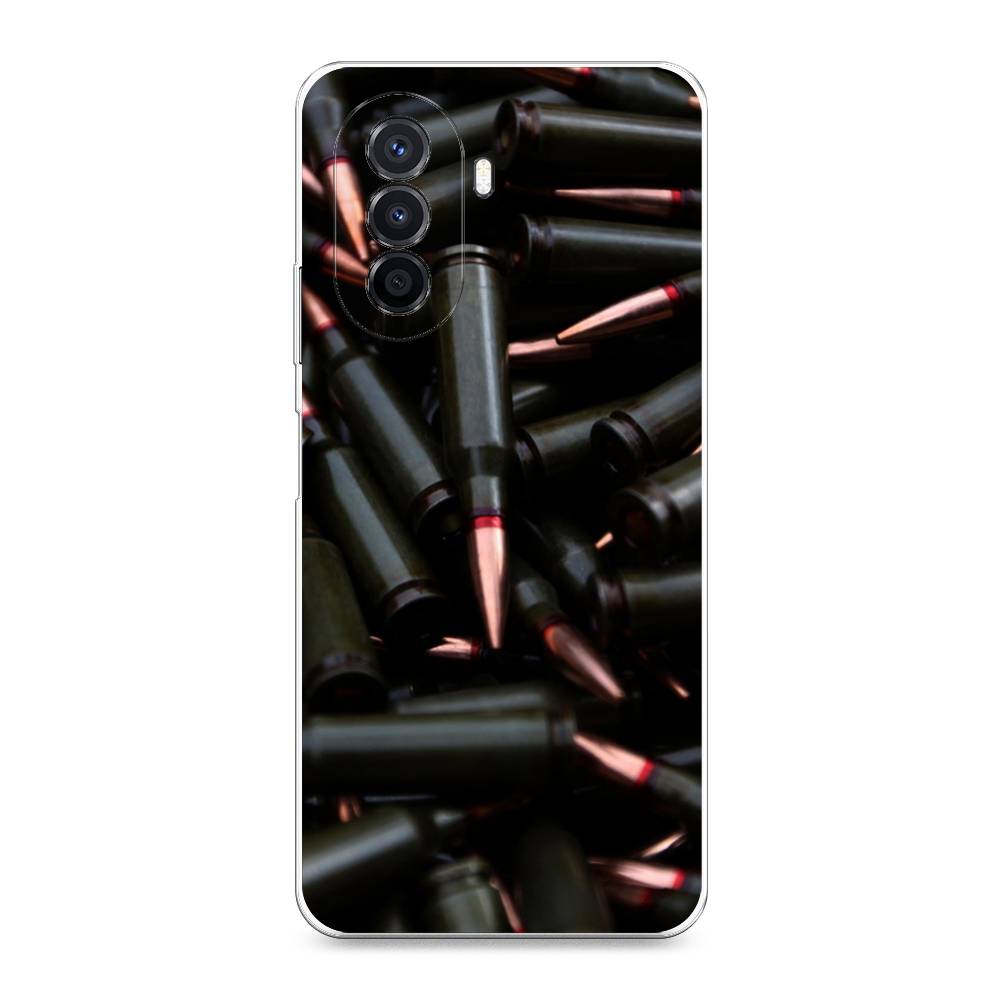 

Чехол Awog на Huawei Nova Y70 "Пули черные", Разноцветный, 6109150-5