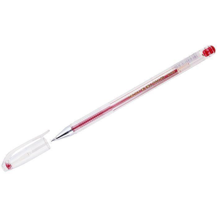 

Ручка гелевая Crown Hi-Jell (0.5мм, красный) 12шт. (HJR-500)