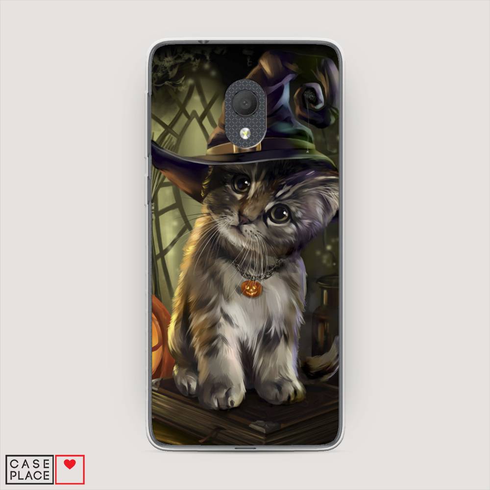 

Чехол Awog на Alcatel 1C 5003D (2019) / Алкатель 1C 5003D (2019) "Кот на Хэллоуин", 170650-2