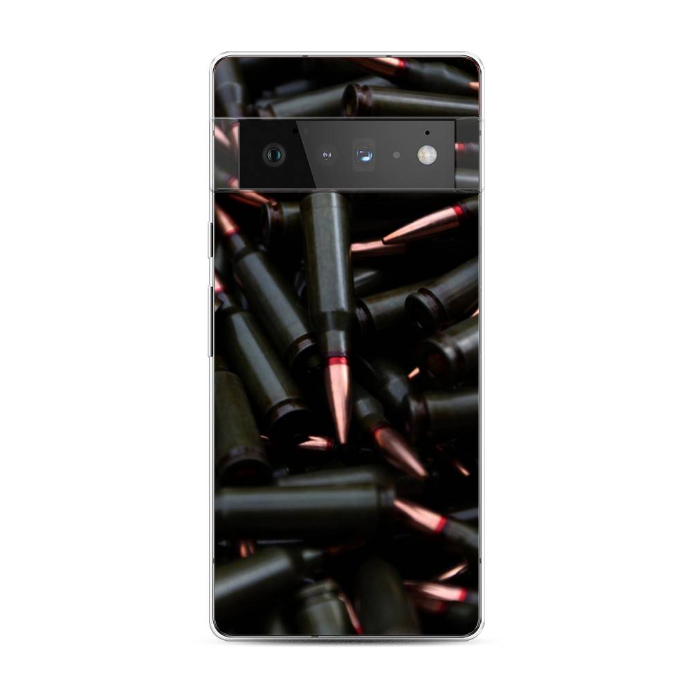 

Чехол Awog на Google Pixel 6 Pro "Пули черные", Разноцветный, 270950-5
