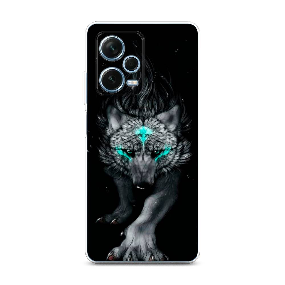 фото Чехол awog для xiaomi redmi note 12 pro plus "волшебный волк"