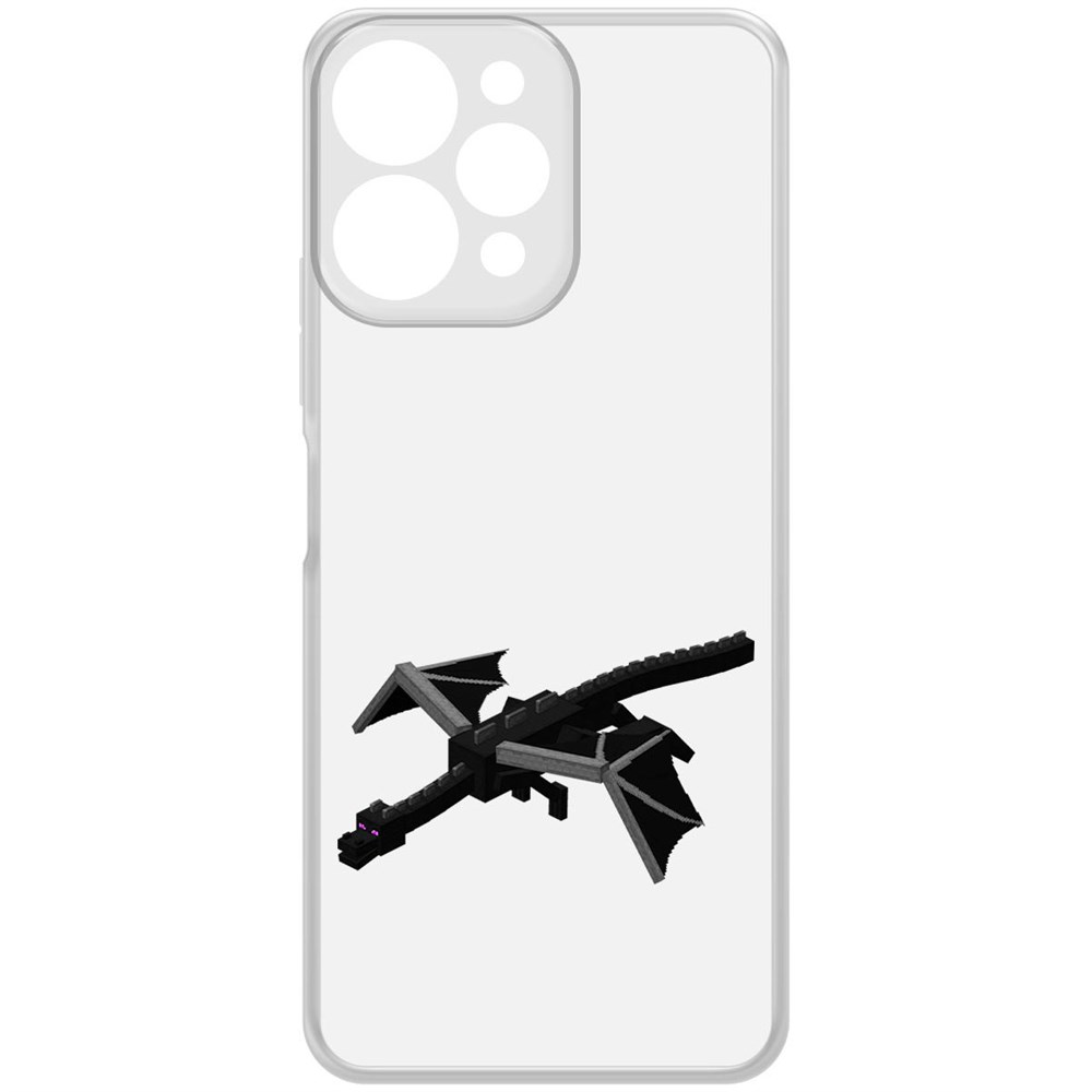 

Чехол-накладка Krutoff Clear Case Minecraft-Дракон Края для Xiaomi Redmi 12, Прозрачный