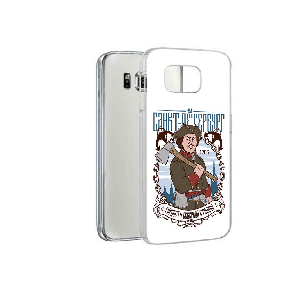 

Чехол MyPads Tocco для Samsung Galaxy S6 Петр первый (PT12300.506.134), Прозрачный, Tocco