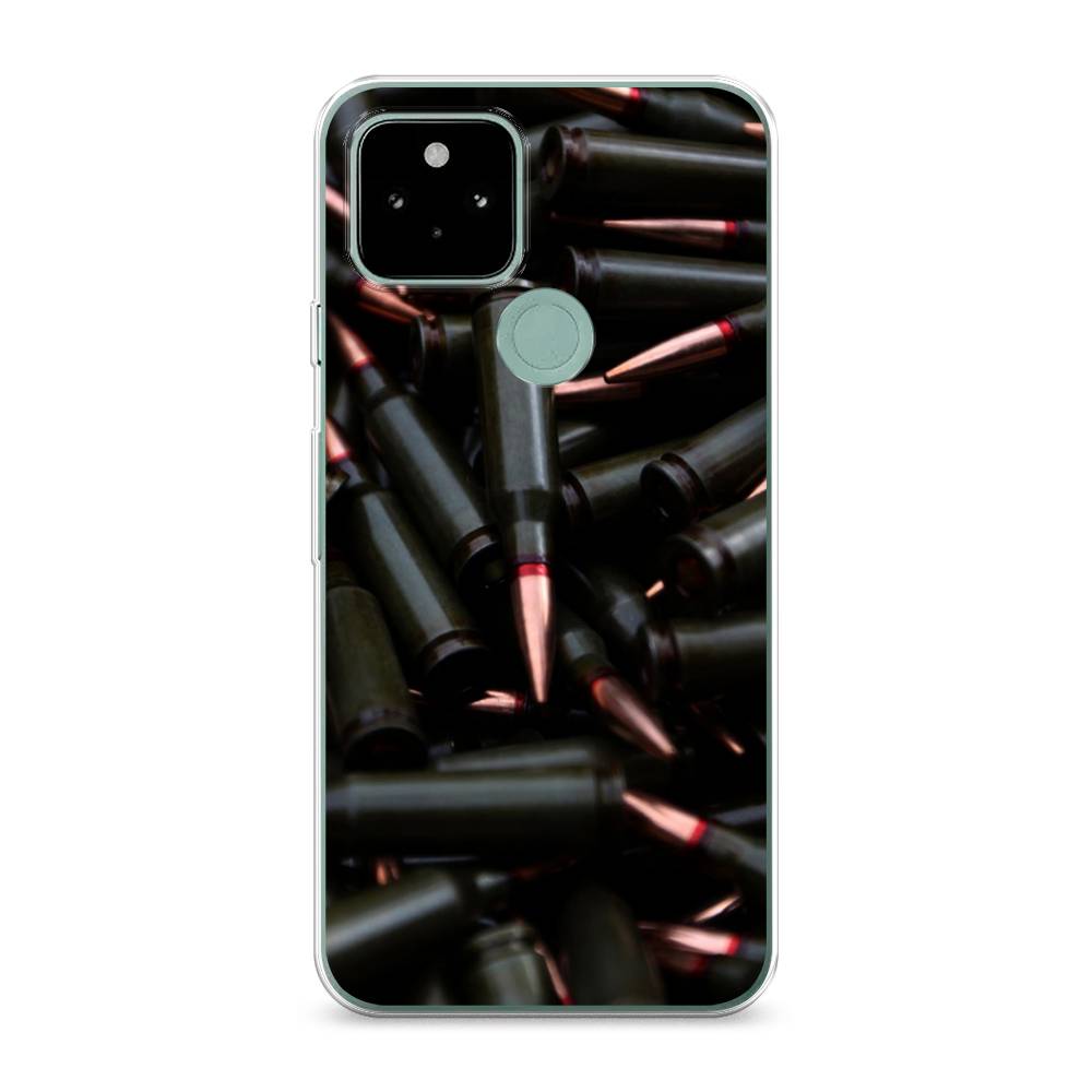 

Чехол Awog на Google Pixel 5A "Пули черные", Разноцветный, 271050-5