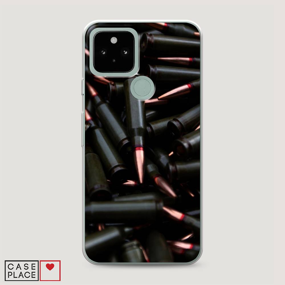

Чехол Awog на Google Pixel 5 "Пули черные", Разноцветный, 270750-5