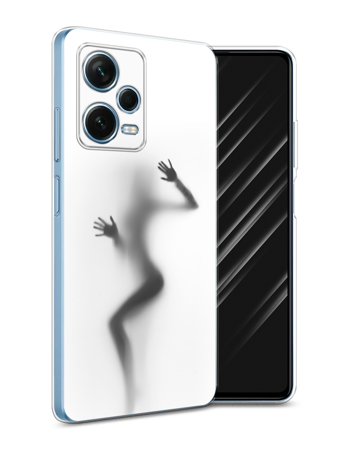

Чехол Awog для Xiaomi Redmi Note 12 Pro Plus "Девушка в душе", Серый;белый;черный, 317150-7