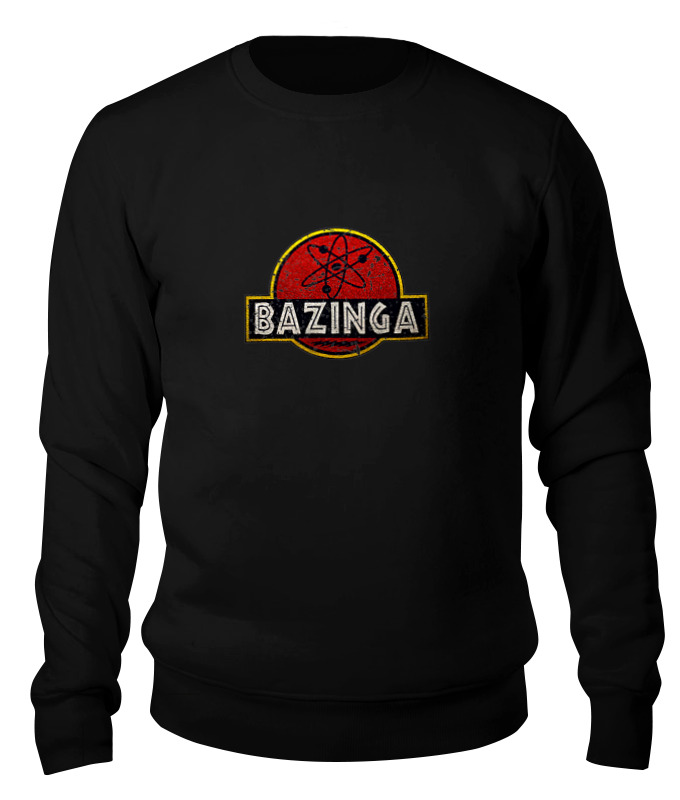 

Свитшот унисекс Printio Bazinga! черный S, Bazinga!