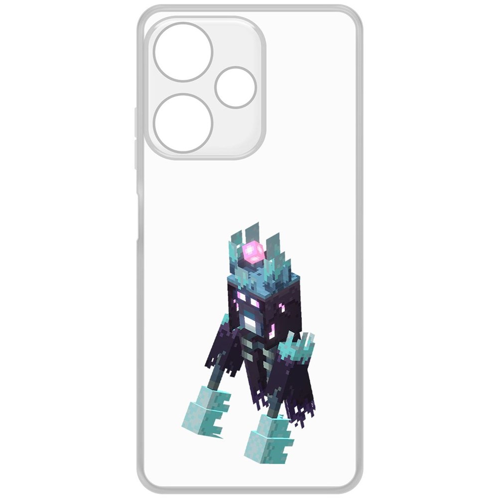 

Чехол-накладка Krutoff Clear Case Minecraft-Несчастный Призрак для INFINIX Hot 30i, Прозрачный