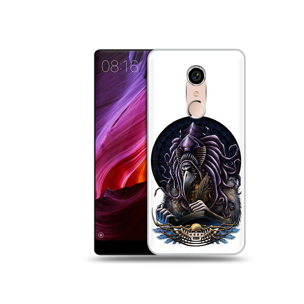 

Чехол MyPads Tocco для BQ 5050 Strike умный ворон, Прозрачный, Tocco