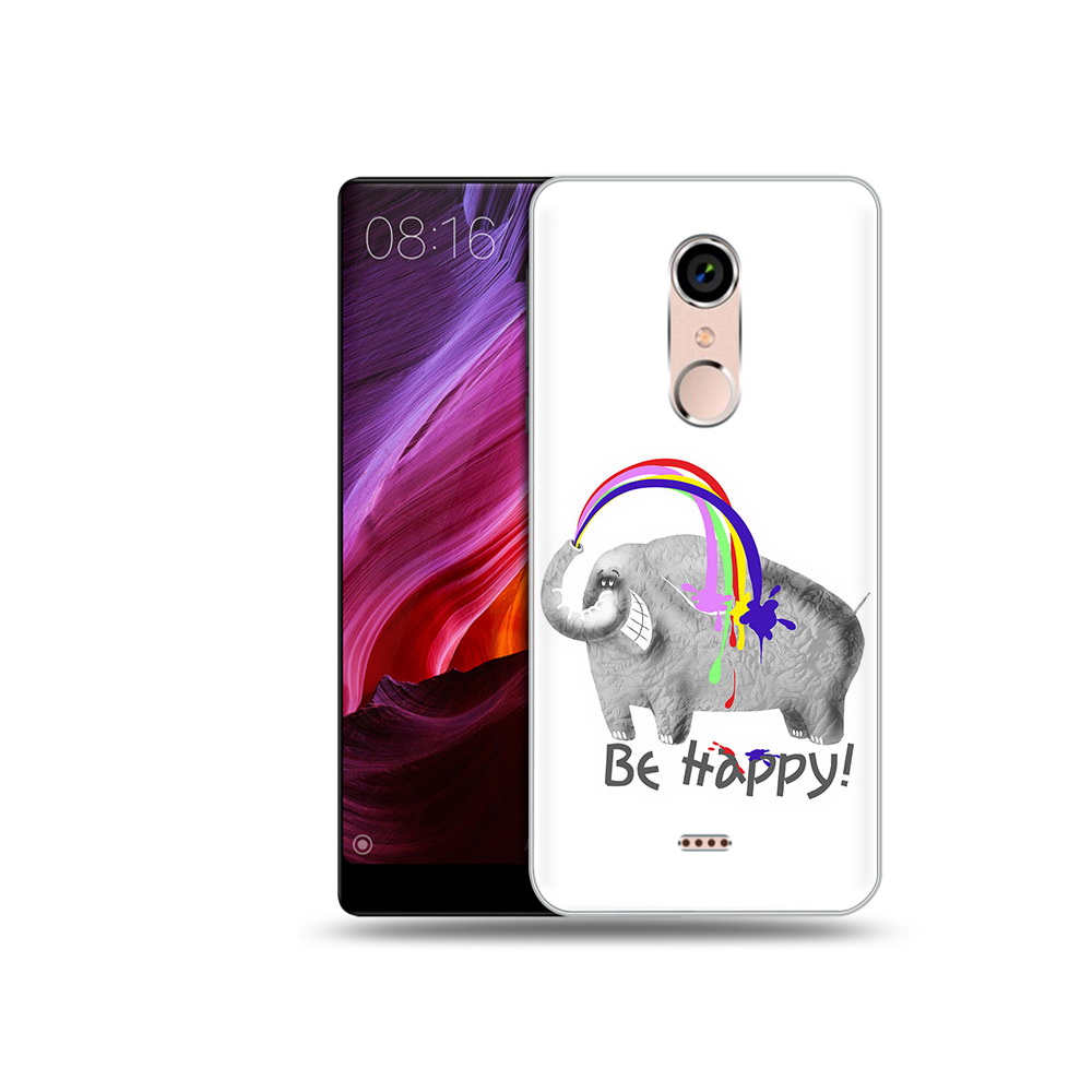 

Чехол MyPads Tocco для BQ 5050 Strike счастливый слон, Прозрачный, Tocco