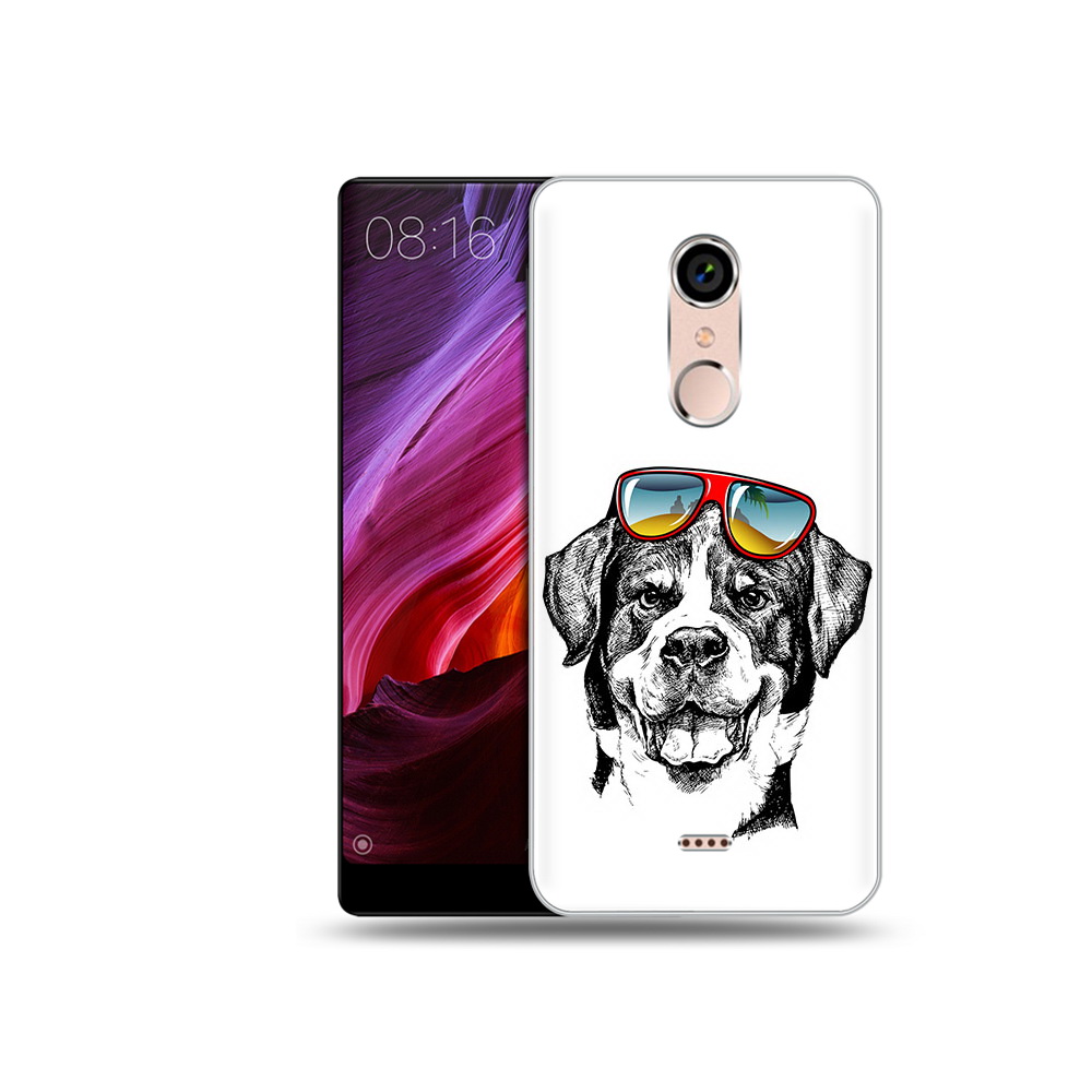 

Чехол MyPads Tocco для BQ 5050 Strike счастливая собака, Прозрачный, Tocco