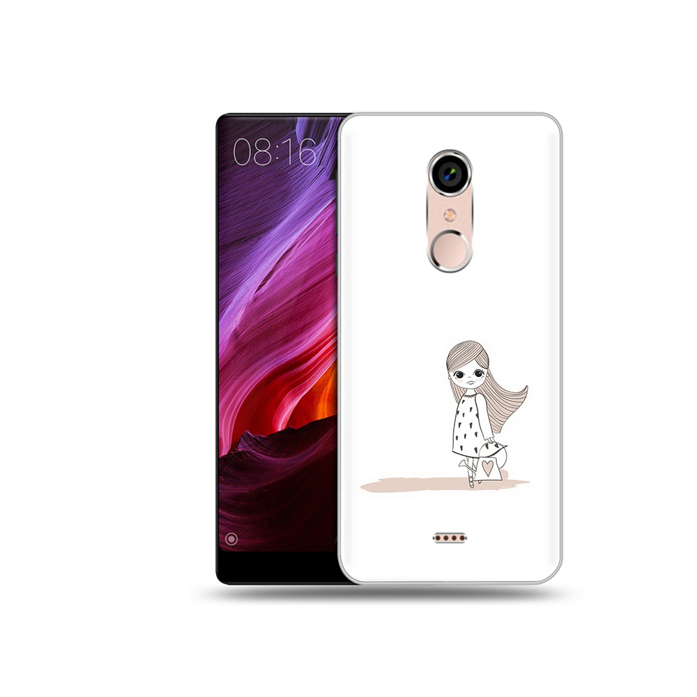 

Чехол MyPads Tocco для BQ 5050 Strike Девочка с сумкой, Прозрачный, Tocco