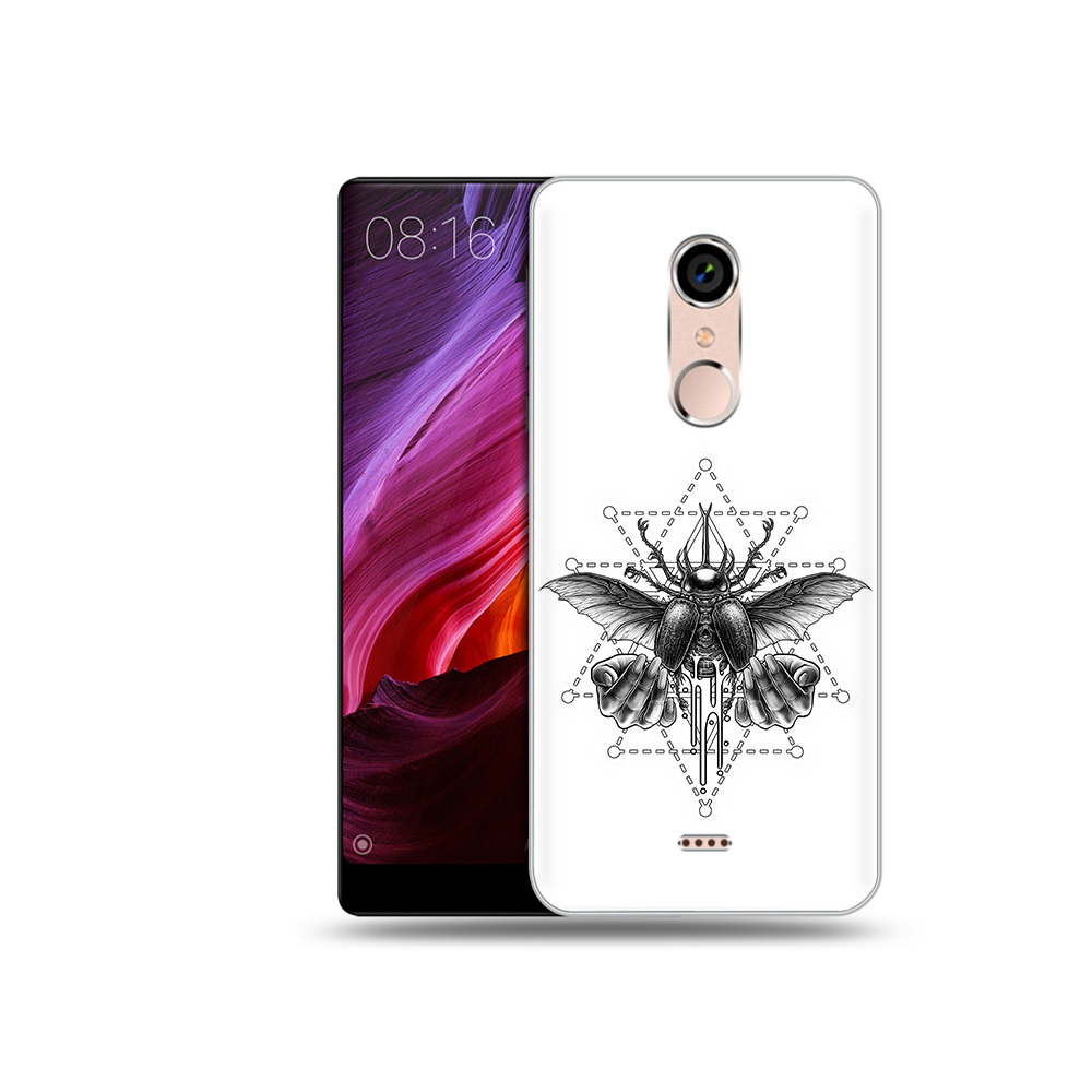 

Чехол MyPads Tocco для BQ 5050 Strike скарабей, Прозрачный, Tocco