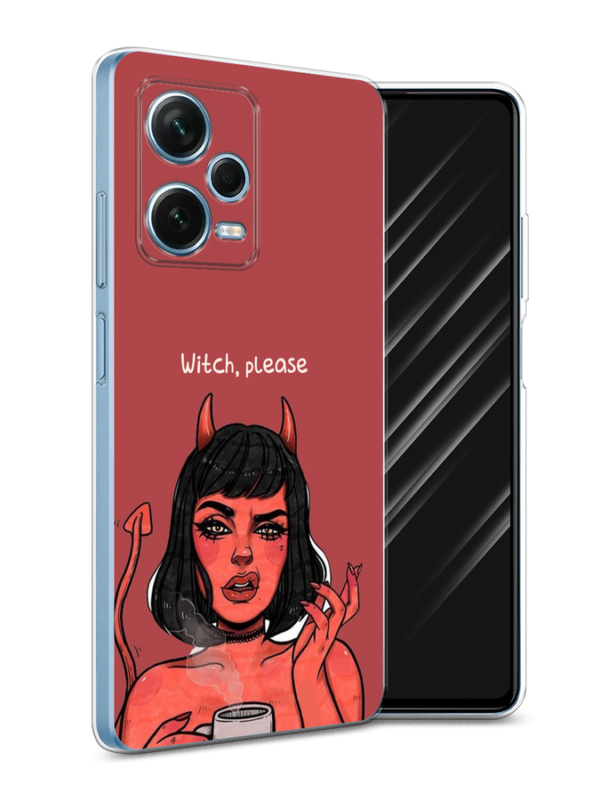 

Чехол Awog для Xiaomi Redmi Note 12 Pro Plus "Evil Girl", Красный;черный, 317150-6