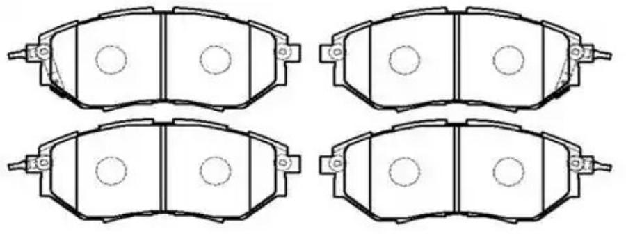 

Тормозные колодки HSB HP8432