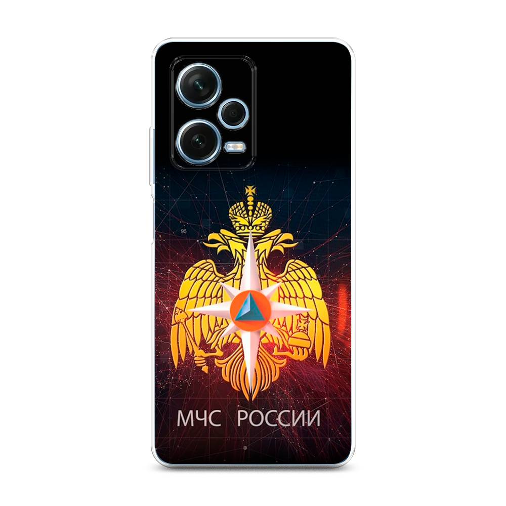 фото Чехол awog для xiaomi redmi note 12 pro plus "мчс россии"