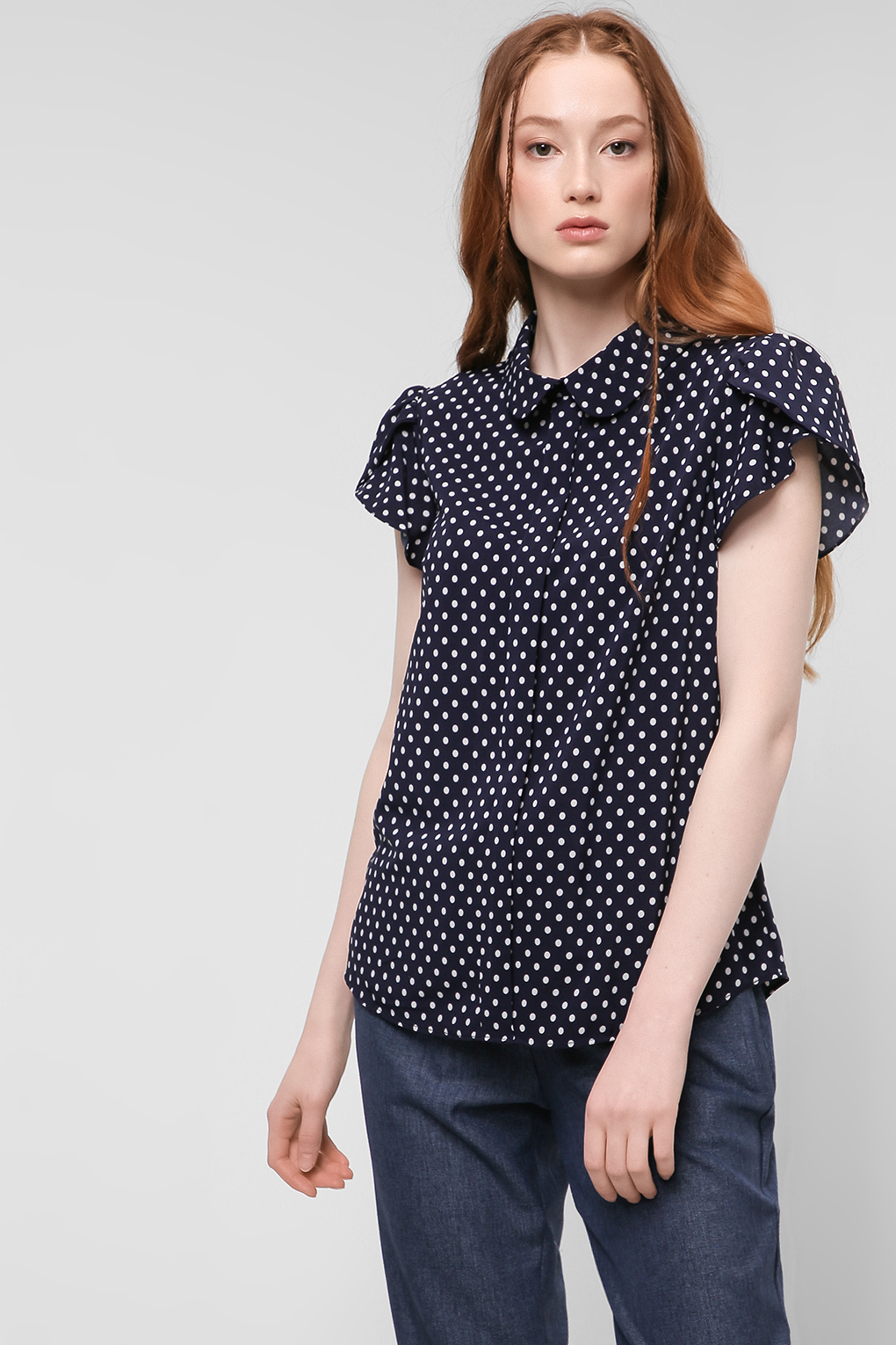 

Блуза женская Belucci BL22043223CD синяя XL, BL22043223CD