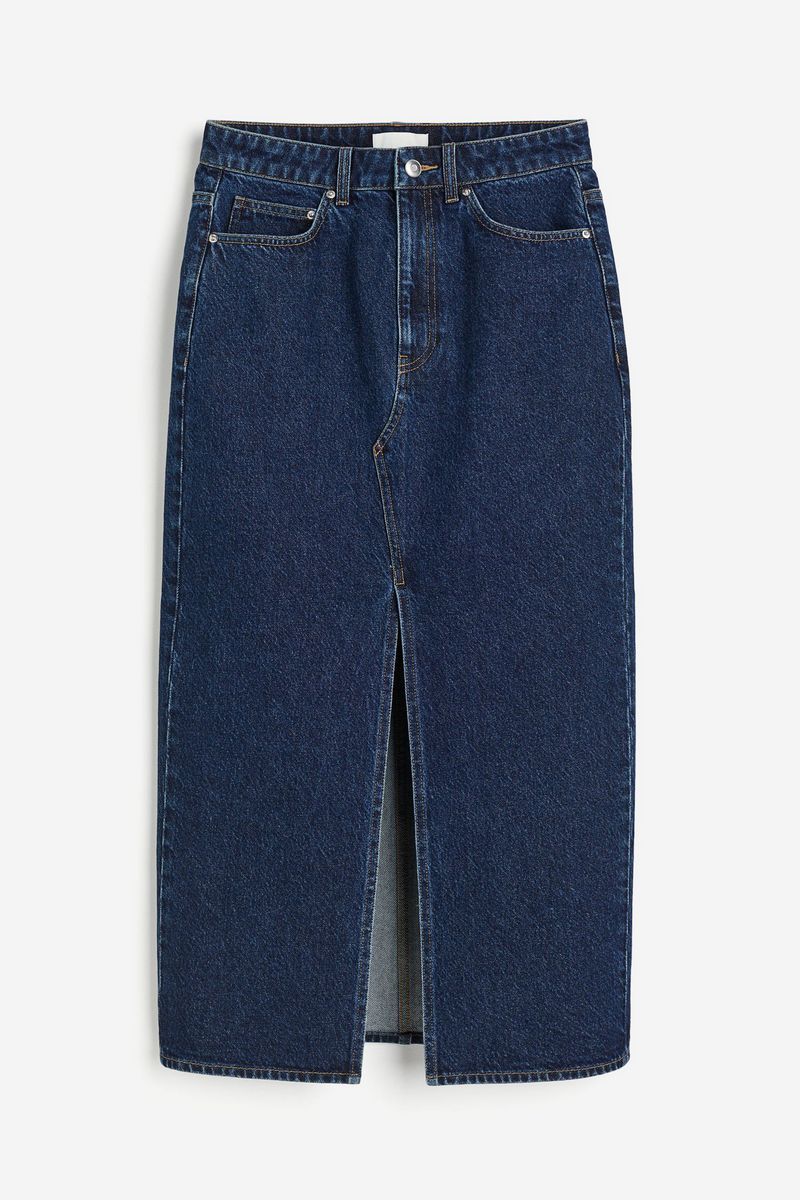 

Юбка женская H&M 1227700 синяя 42 EU, Синий, 1227700