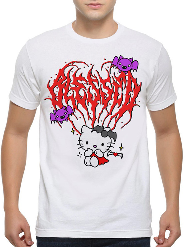 

Футболка мужская DreamShirts Studio Hello Kitty / Хеллоу Китти / Аниме белая 3XL, Белый, Hello Kitty / Хеллоу Китти / Аниме