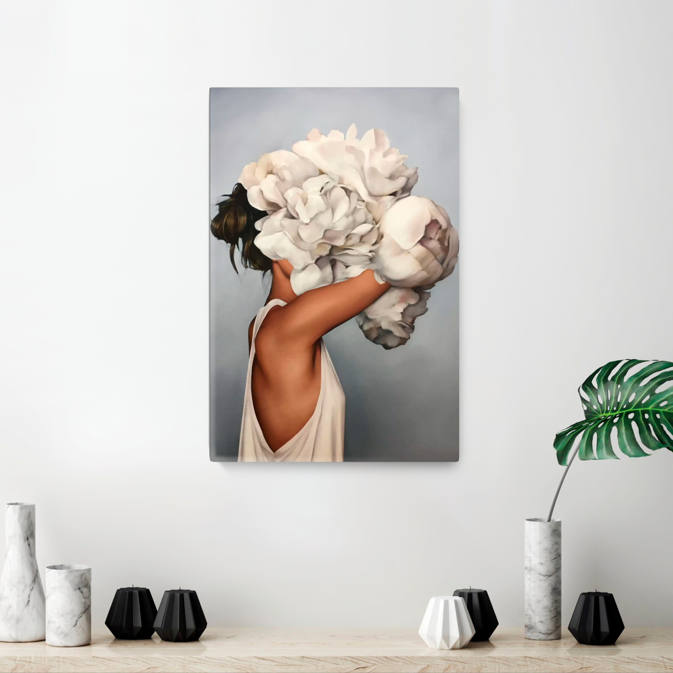 

Картина интерьерная Art Debut Gallery Девушка с пионами 473-60х90, 60х90 см, Девушка с пионами