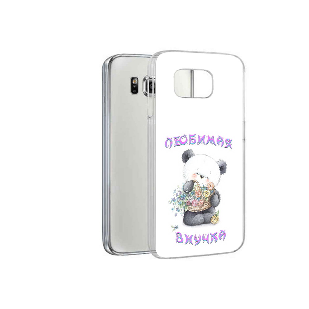 

Чехол MyPads Tocco для Samsung Galaxy S6 Любимая внучка (PT12300.506.110), Прозрачный, Tocco