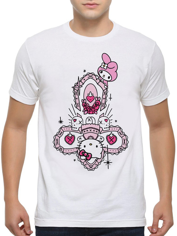 

Футболка мужская DreamShirts Studio Hello Kitty / Хеллоу Китти / Аниме белая 2XL, Белый, Hello Kitty / Хеллоу Китти / Аниме