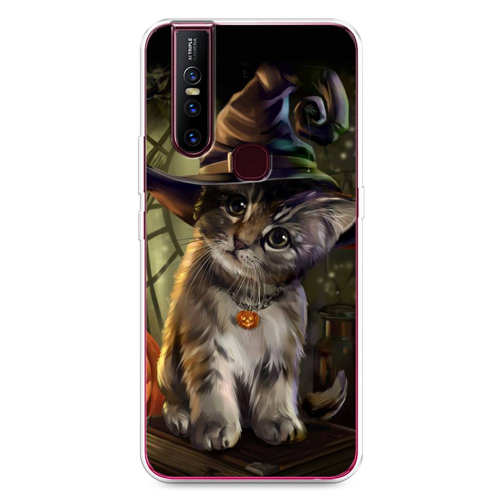 

Чехол Awog на Vivo V15 "Кот на Хэллоуин", Разноцветный, 261050-2