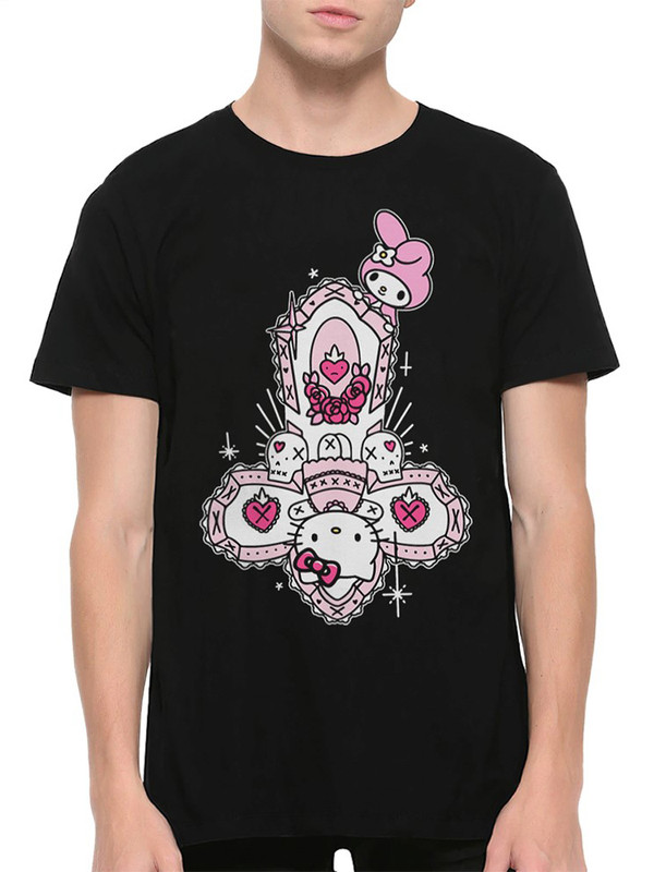 

Футболка мужская DreamShirts Studio Hello Kitty / Хеллоу Китти / Аниме черная M, Черный, Hello Kitty / Хеллоу Китти / Аниме