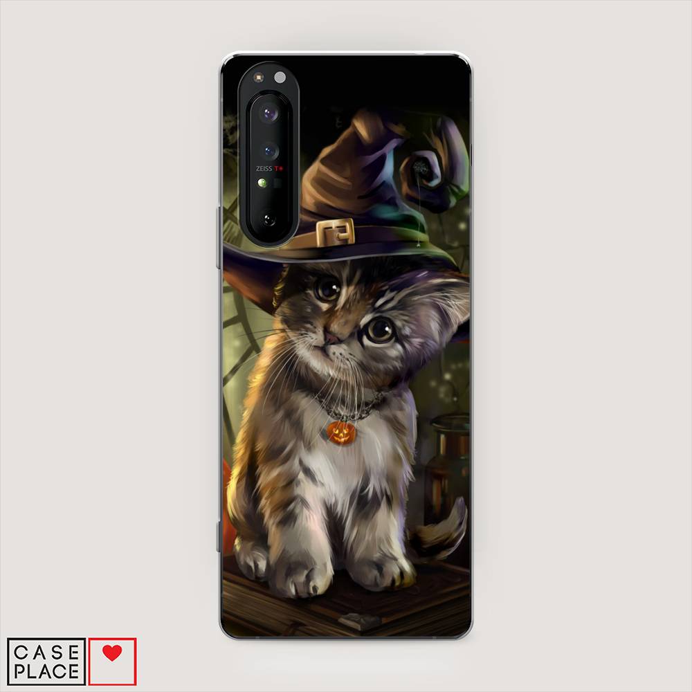 

Чехол Awog на Sony Xperia 1 II "Кот на Хэллоуин", Разноцветный, 54550-2