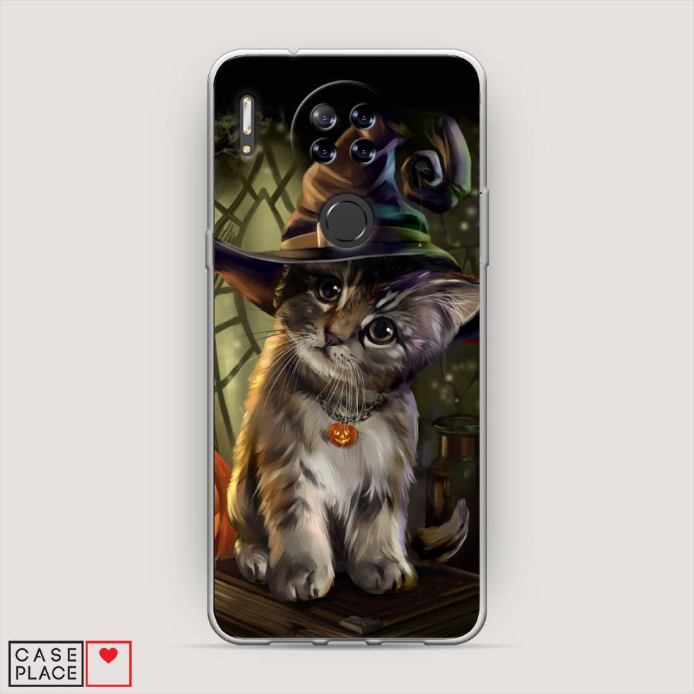 

Чехол Awog на Blackview A80 "Кот на Хэллоуин", Разноцветный, 280150-2