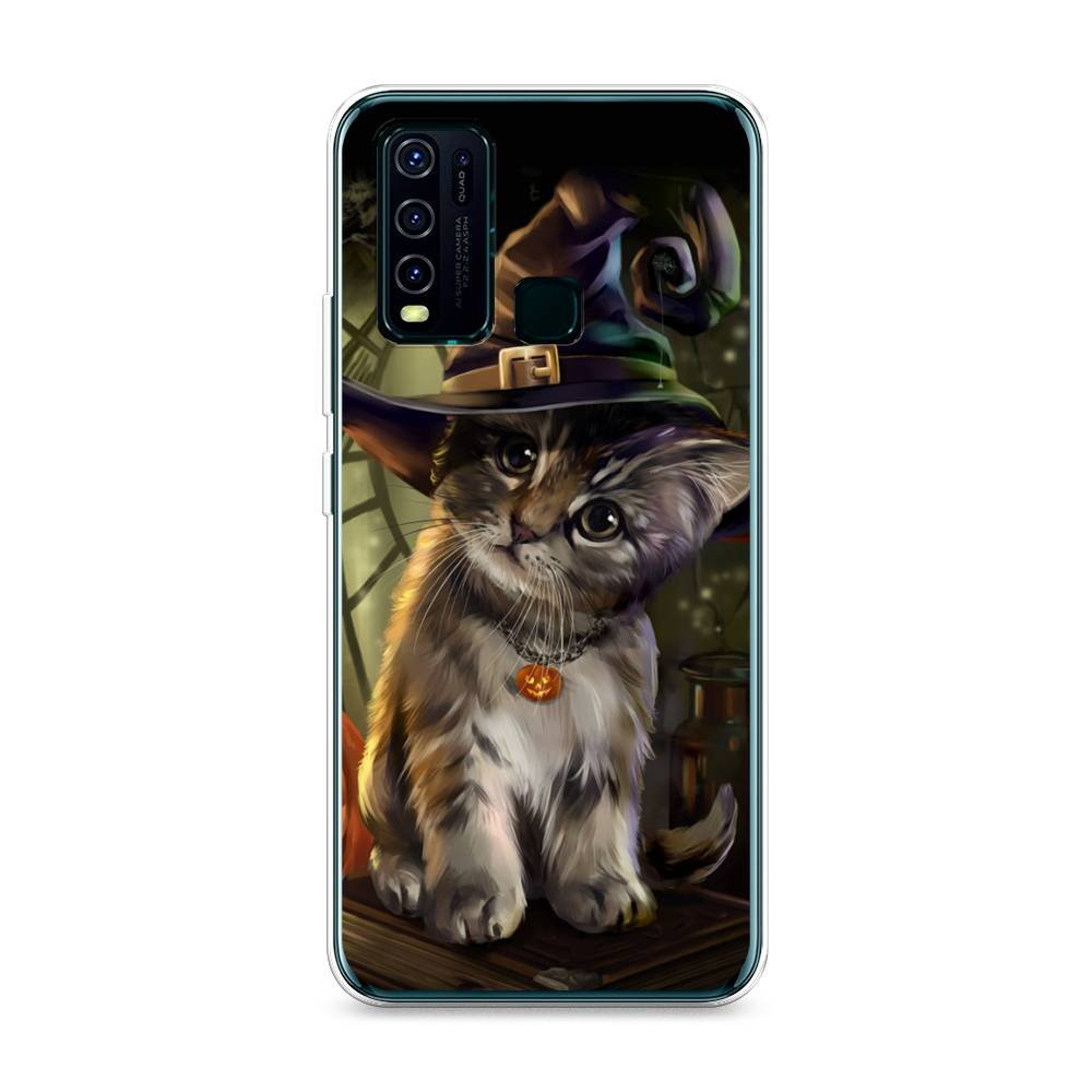 

Чехол Awog на Vivo Y30 "Кот на Хэллоуин", Разноцветный, 263150-2