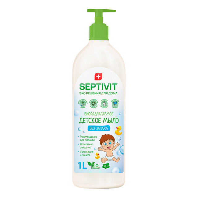 Мыло детское SEPTIVIT Premium Без запаха 1л