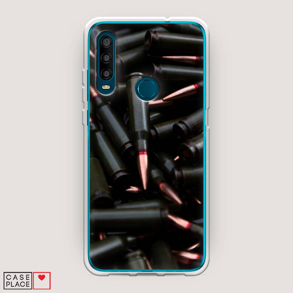 

Чехол Awog на Alcatel 1SE (2020) / Алкатель 1SE (2020) "Пули черные", Разноцветный, 171250-5