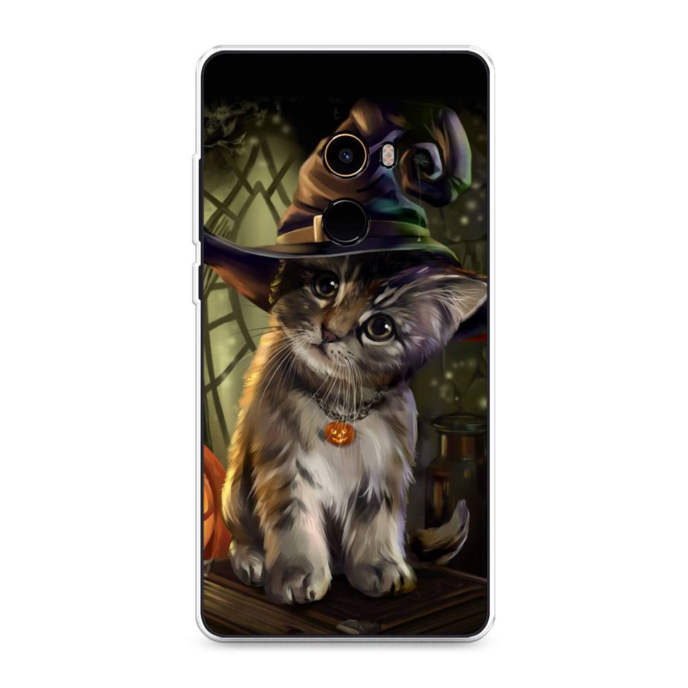 

Чехол Awog на Xiaomi Mi Mix 2 "Кот на Хэллоуин", Разноцветный, 32550-2