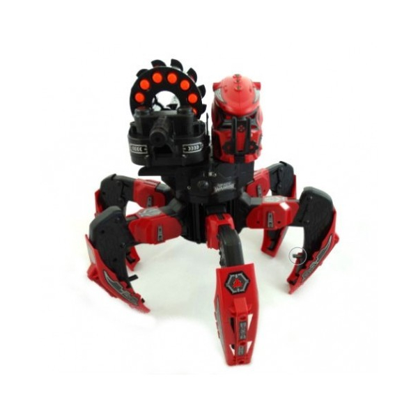 фото Робот-паук keye toys space warrior с пульками, дисками и лазерным прицелом 2.4g 9007-1-red