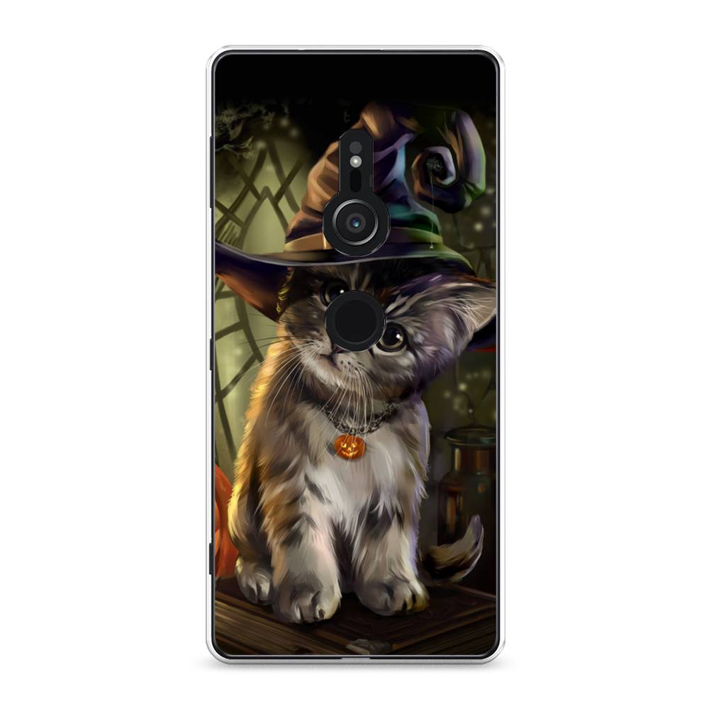 

Чехол Awog на Sony Xperia XZ2 "Кот на Хэллоуин", Разноцветный, 52850-2
